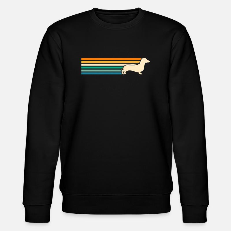 Chien teckel - Sweat bio CHANGER Stanley/Stella Unisexe - noir