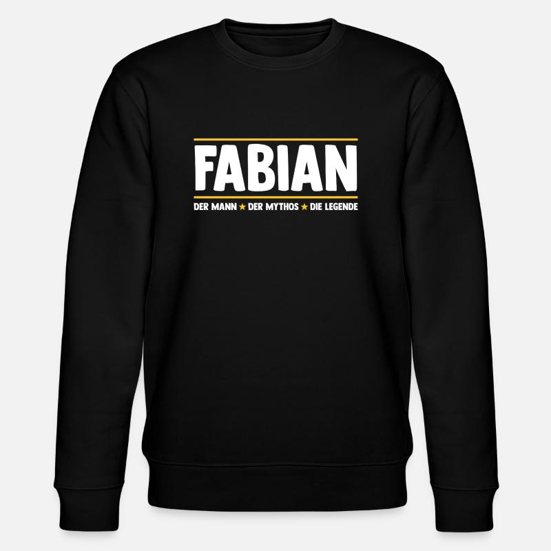 Fabian - Stanley/Stella Unisex Bio-Sweatshirt CHANGER  - Schwarz