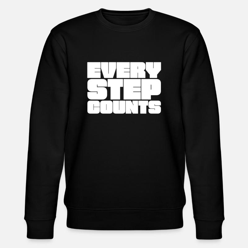 Chaque pas compte - Sweat bio CHANGER Stanley/Stella Unisexe - noir