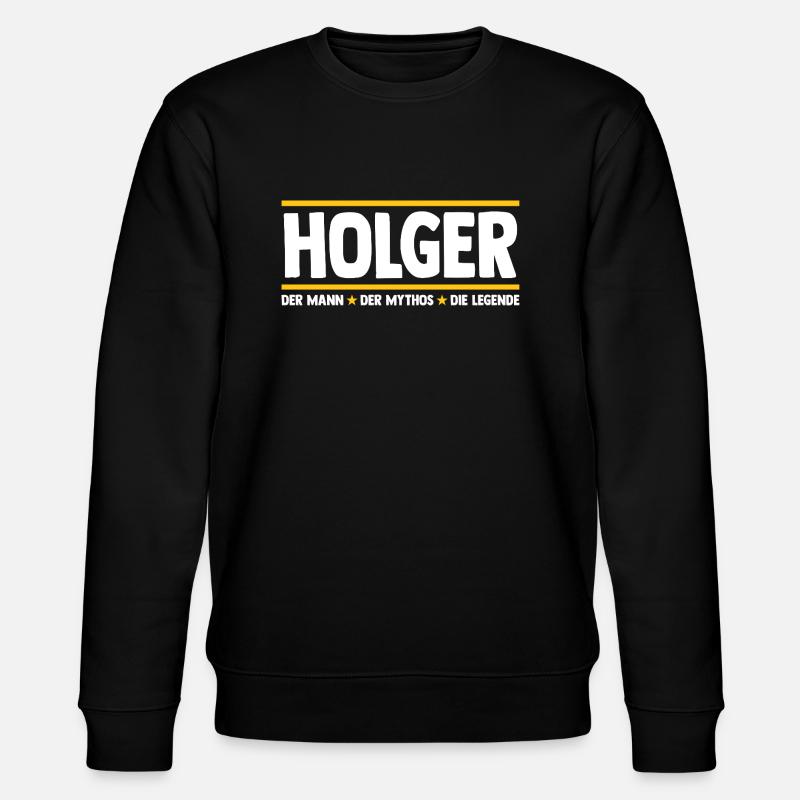 Holger - Stanley/Stella CHANGER Unisex Organic Sweatshirt - black