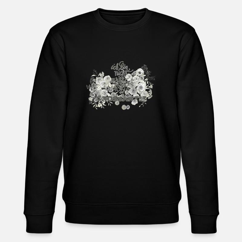 ich bin nicht artig - Stanley/Stella Unisex Bio-Sweatshirt CHANGER  - Schwarz