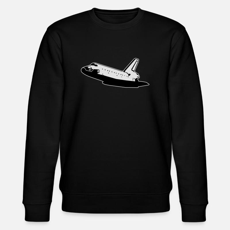 Space Shuttle (no emblems) - Stanley/Stella CHANGER Unisex Organic Sweatshirt - black