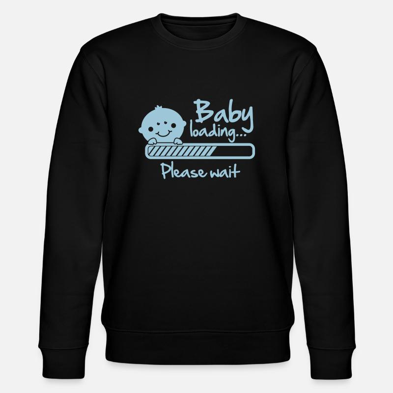 Baby loading - please wait - Sweat bio CHANGER Stanley/Stella Unisexe - noir