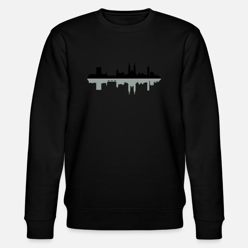 Skyline Basel - Stanley/Stella Unisex Bio-Sweatshirt CHANGER  - Schwarz