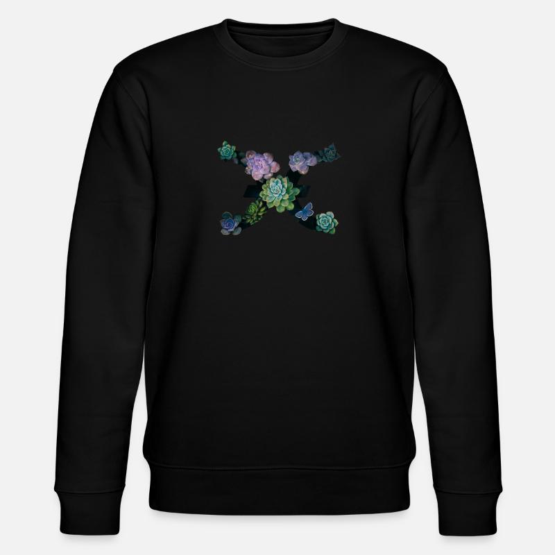 fleur - Sweat bio CHANGER Stanley/Stella Unisexe - noir
