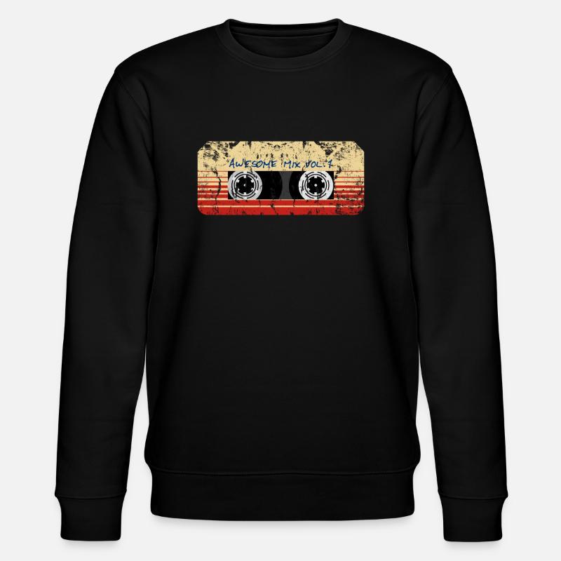 Mix Tape Awesome Vol.1 - Stanley/Stella CHANGER Unisex Organic Sweatshirt - black