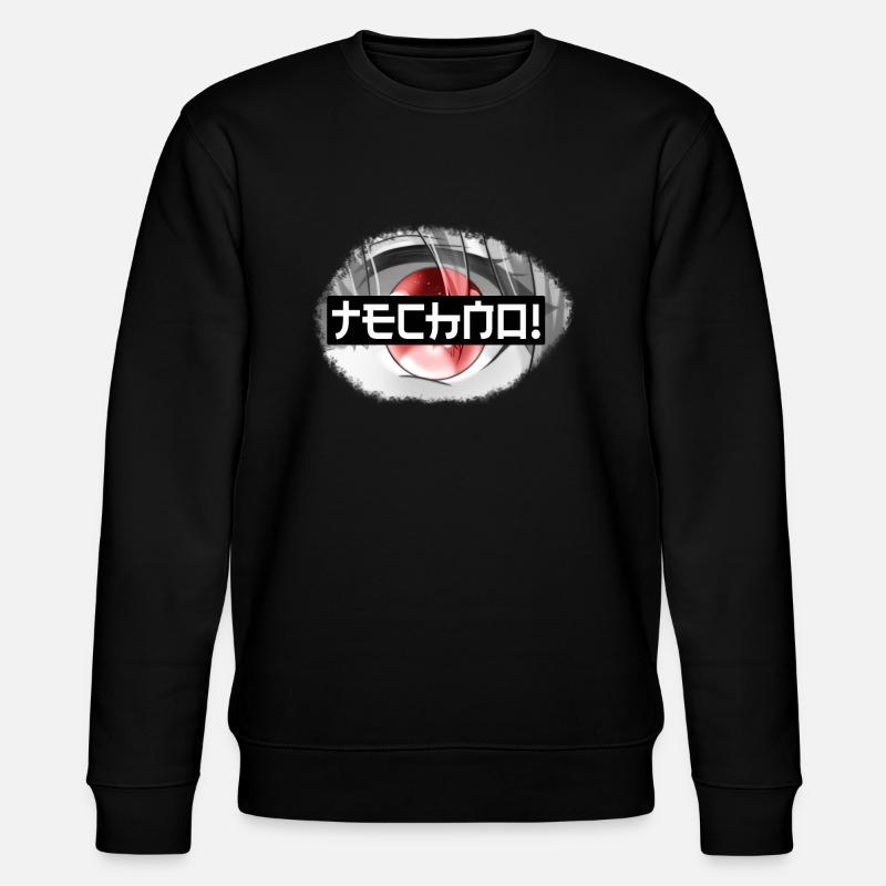 Techno eye raver anime - Stanley/Stella CHANGER Unisex Organic Sweatshirt - black