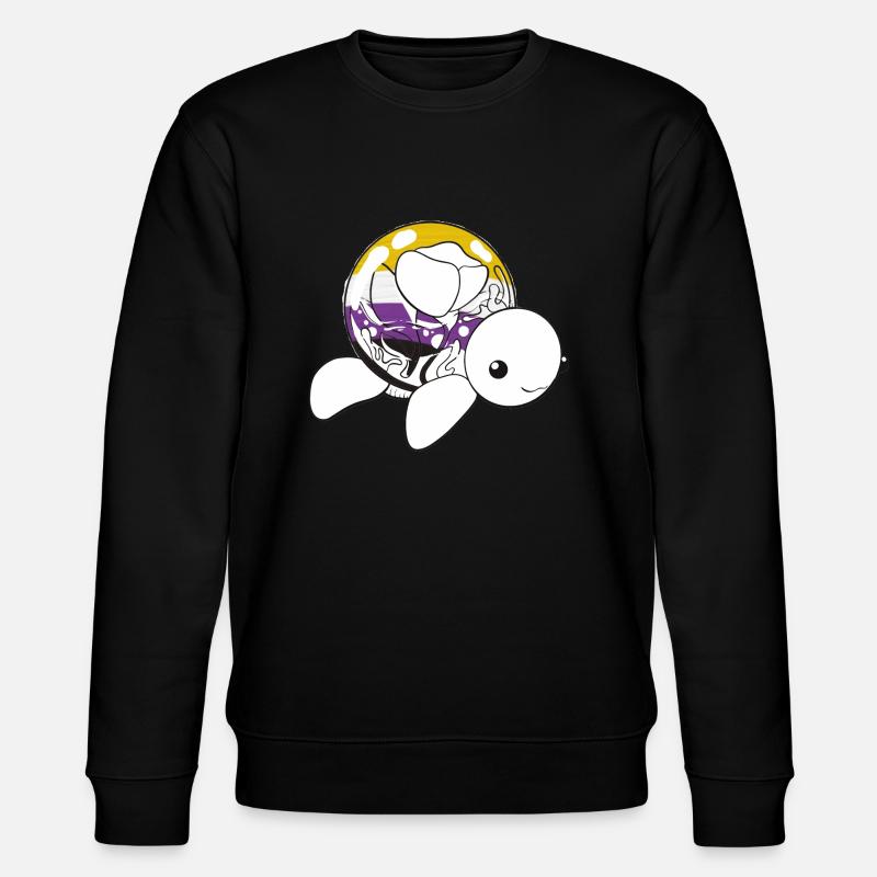 Non binary turtle - Sweat bio CHANGER Stanley/Stella Unisexe - noir