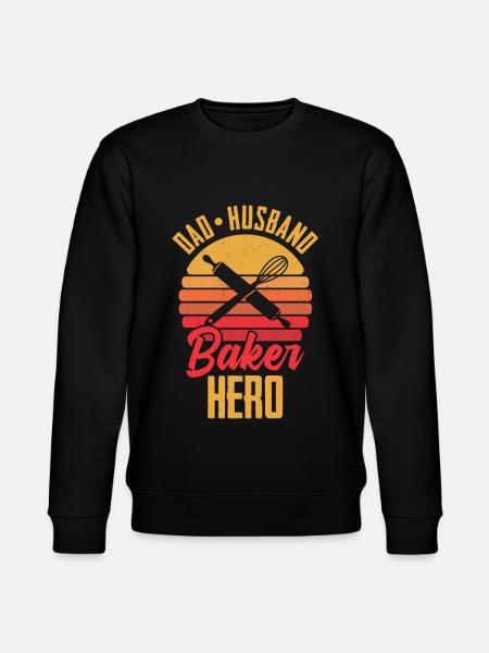 Baker Baking Confectioner - Stanley/Stella CHANGER Unisex Organic Sweatshirt - black