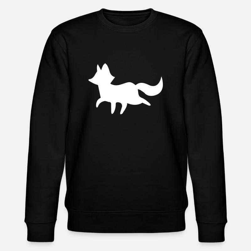fox - Stanley/Stella CHANGER Unisex Organic Sweatshirt - black