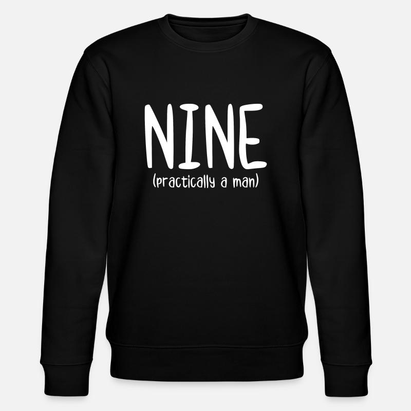 Neun praktisch ein Mann - Stanley/Stella Unisex Bio-Sweatshirt CHANGER  - Schwarz