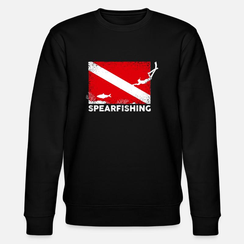 Spearfishing Scubadiving - Stanley/Stella Unisex Bio-Sweatshirt CHANGER - Schwarz
