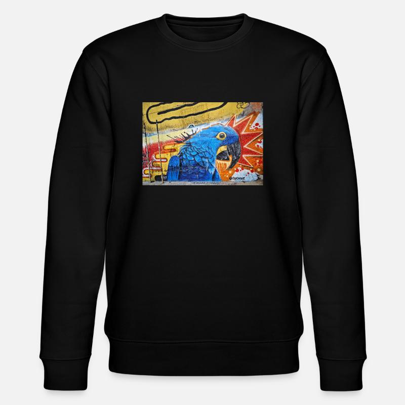 Graffiti World 6 - Stanley/Stella Unisex Bio-Sweatshirt CHANGER  - Schwarz