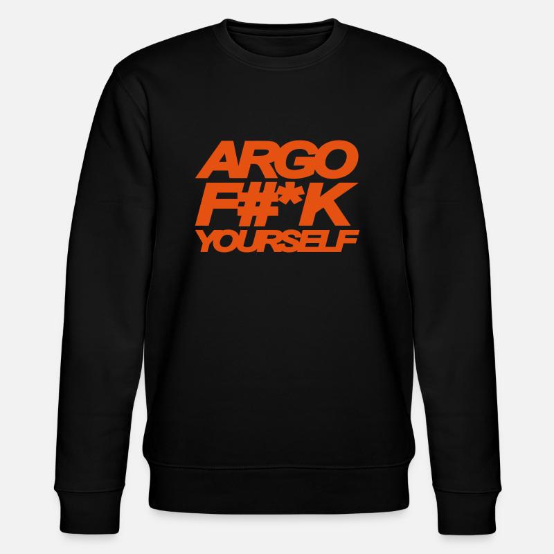 ARGO FICK DICH - Stanley/Stella Unisex Bio-Sweatshirt CHANGER - Schwarz