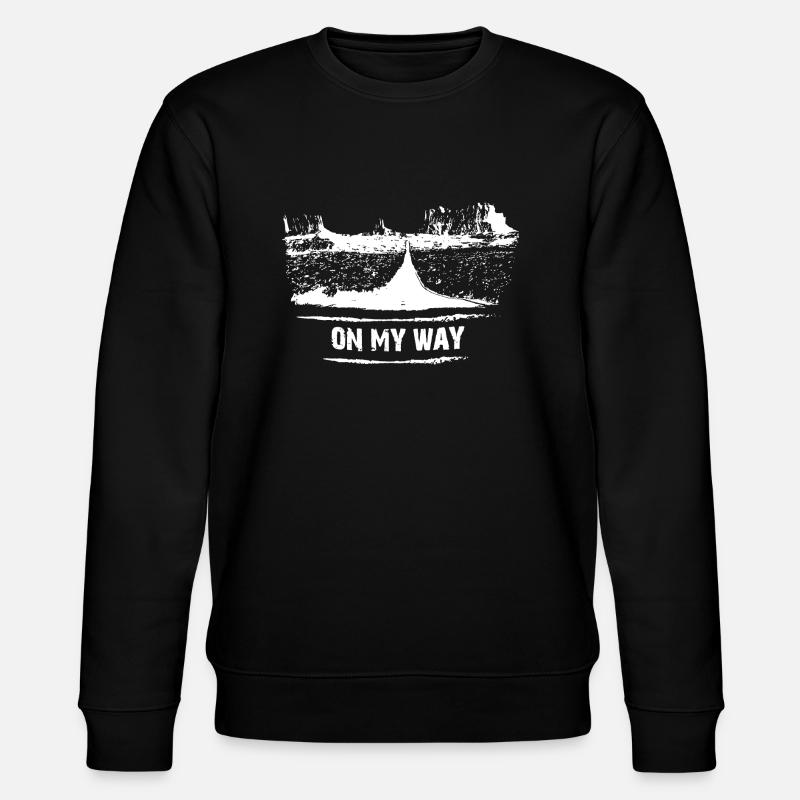 Sur mon chemin - motard motard - Sweat bio CHANGER Stanley/Stella Unisexe - noir
