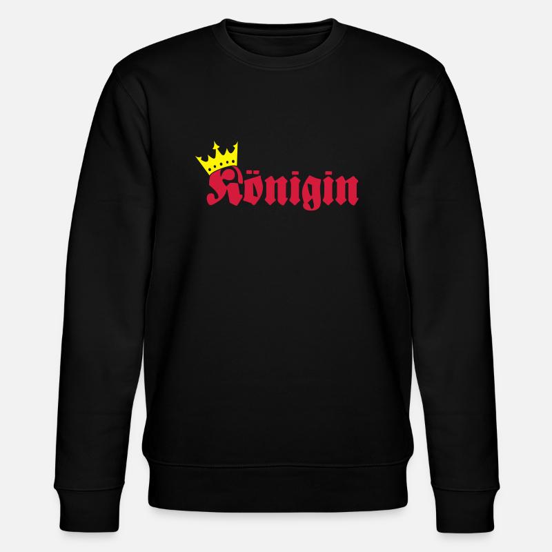 Königin - Stanley/Stella Unisex Bio-Sweatshirt CHANGER  - Schwarz