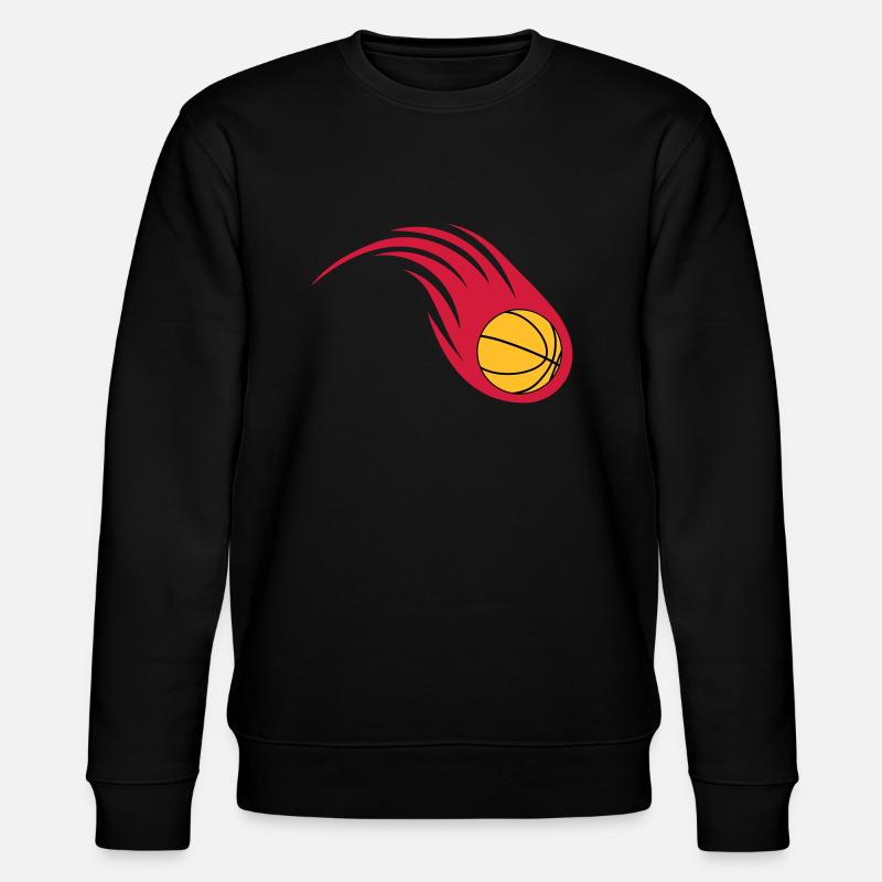 boule de feu de basket-ball - Sweat bio CHANGER Stanley/Stella Unisexe - noir