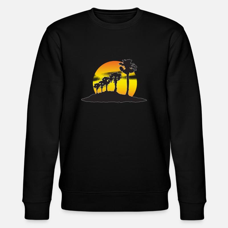coucher de soleil - Sweat bio CHANGER Stanley/Stella Unisexe - noir