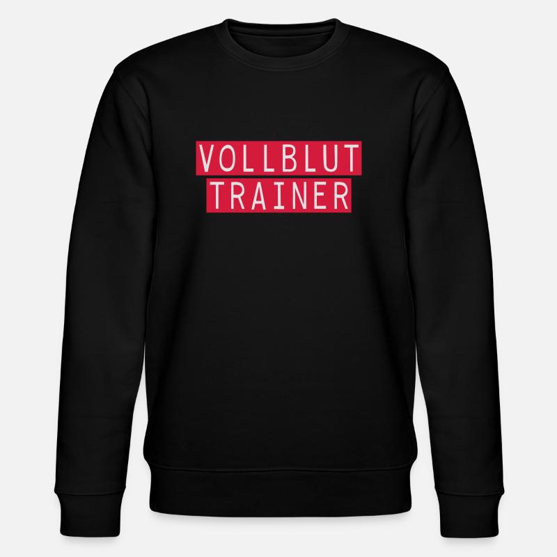vollblut Trainer - Stanley/Stella Unisex Bio-Sweatshirt CHANGER  - Schwarz