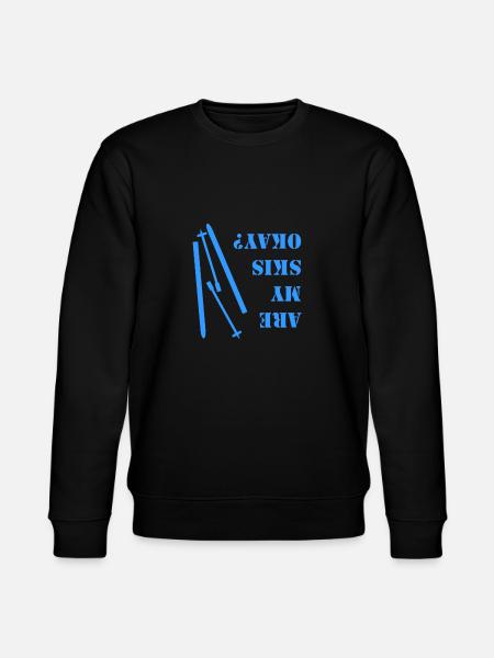 Are my Skis okay? Ski Winter Unfall - Stanley/Stella Unisex Bio-Sweatshirt CHANGER - Schwarz