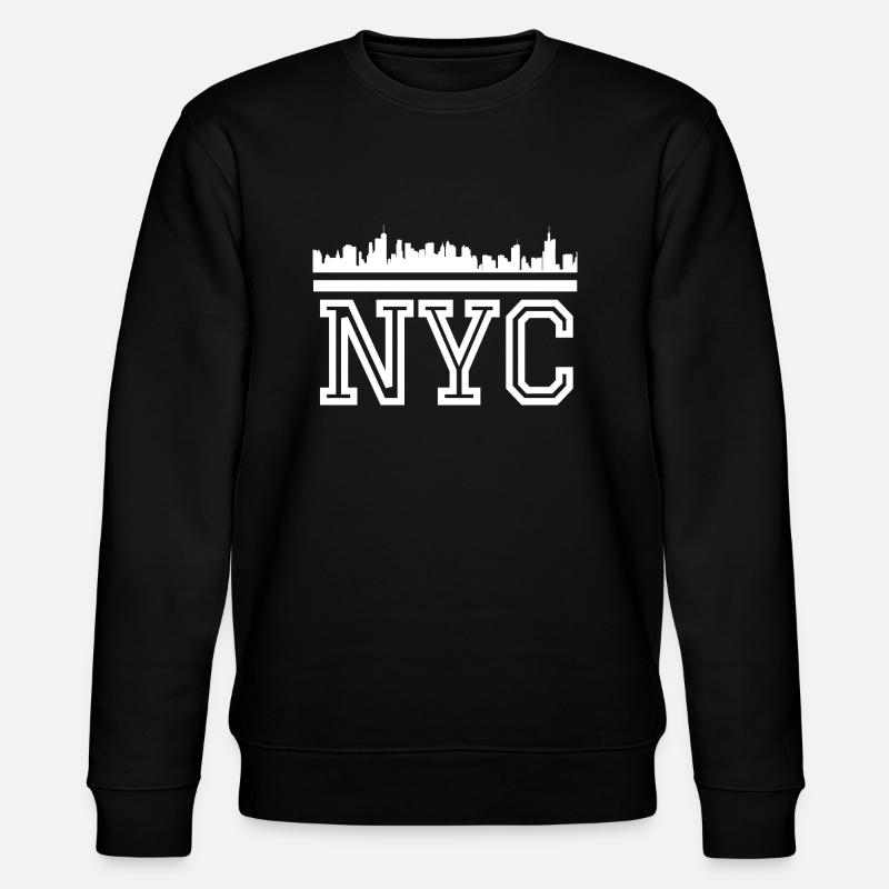 Lettrage NYC - Sweat bio CHANGER Stanley/Stella Unisexe - noir