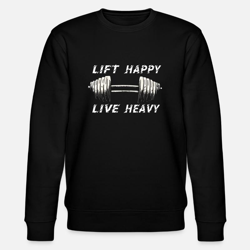 GYM TSHIRT - Stanley/Stella Unisex Bio-Sweatshirt CHANGER  - Schwarz