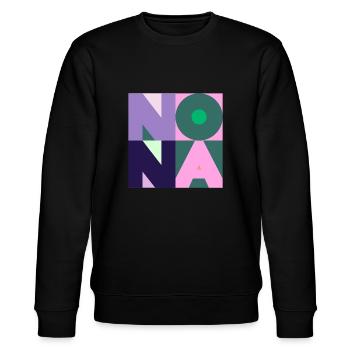 NONA Pop art - Sweat bio CHANGER Stanley/Stella Unisexe - noir - Devant - Nik (191cm) & Marisol (170cm)