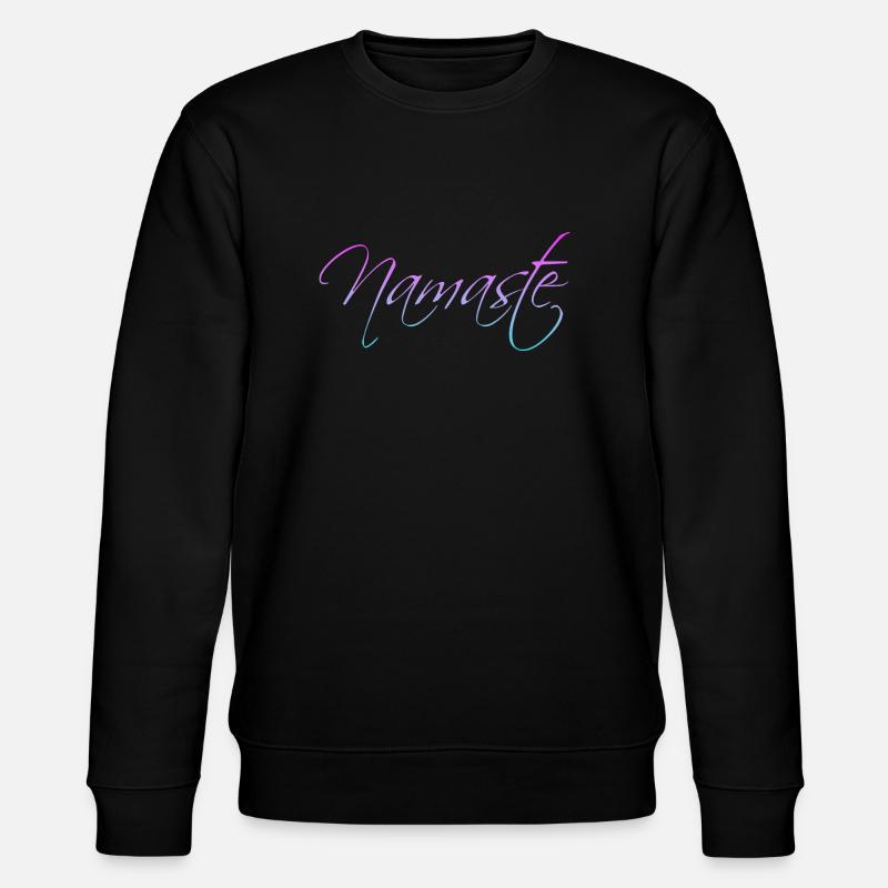 Namaste - Stanley/Stella Unisex Bio-Sweatshirt CHANGER  - Schwarz