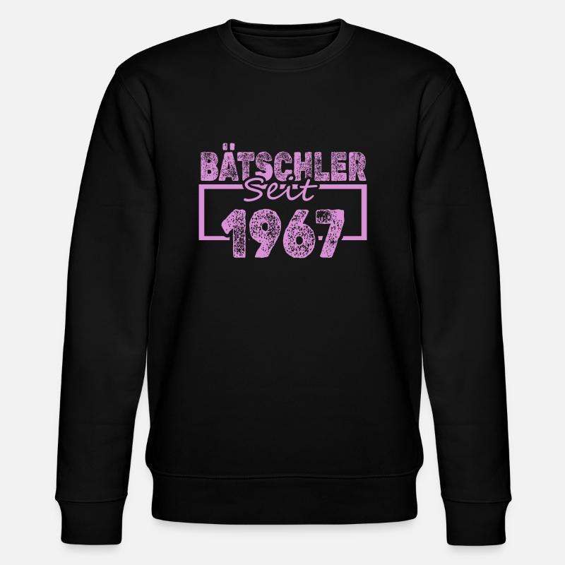 Single 1967 - Stanley/Stella Unisex Bio-Sweatshirt CHANGER  - Schwarz