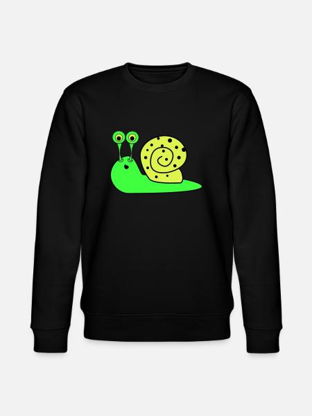 Snail Funny - Stanley/Stella CHANGER Unisex Organic Sweatshirt - black