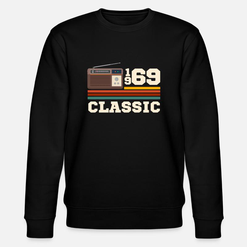 Anniversary 1969 retro classic - Stanley/Stella CHANGER Unisex Organic Sweatshirt - black