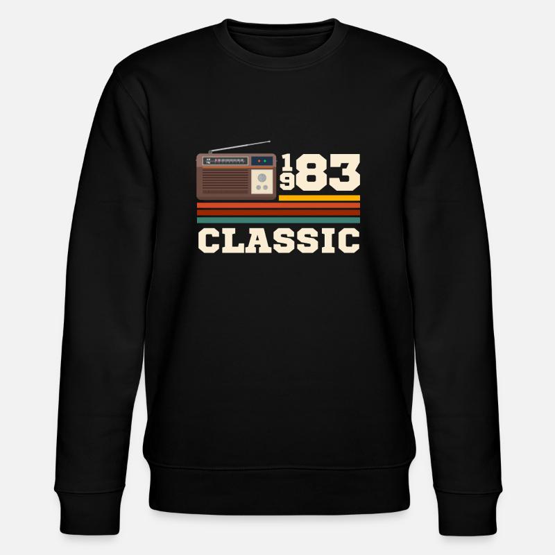 Anniversary 1983 retro classic - Stanley/Stella CHANGER Unisex Organic Sweatshirt - black