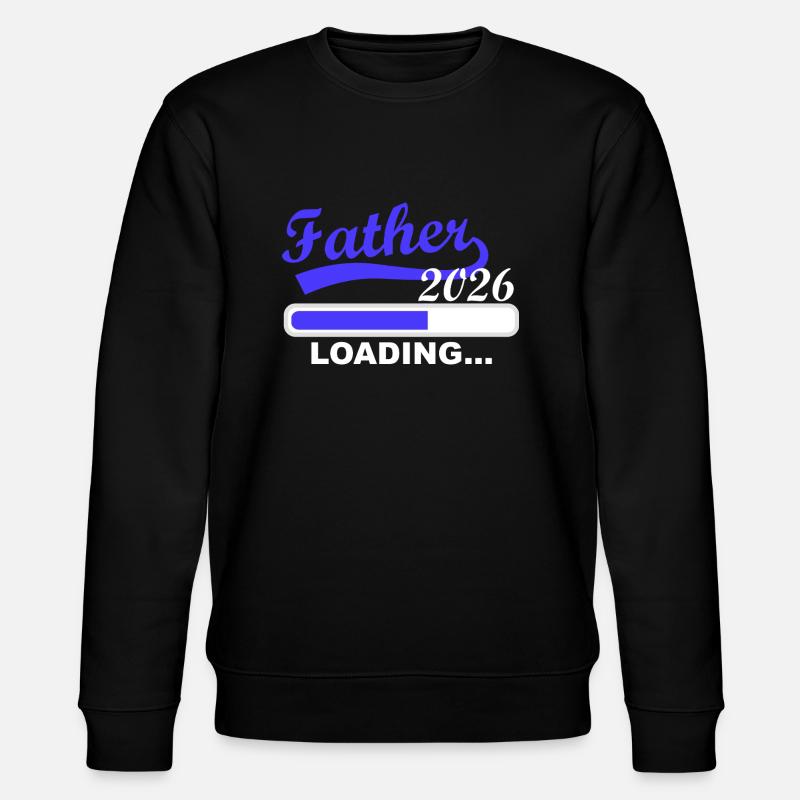 Vater 2026 Wird Bald Wirklichkeit - Stanley/Stella Unisex Bio-Sweatshirt CHANGER  - Schwarz