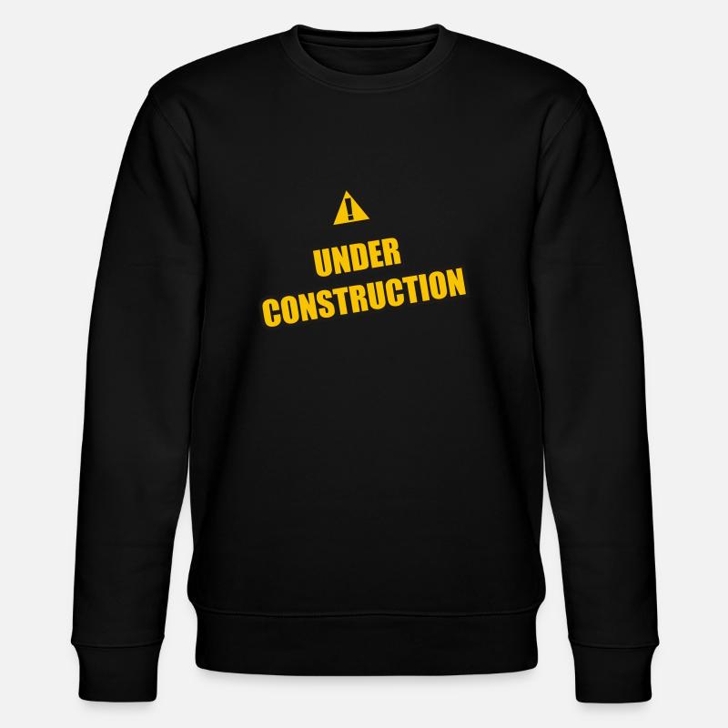 under construction - Stanley/Stella Unisex Bio-Sweatshirt CHANGER  - Schwarz