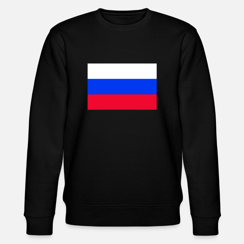 Russland - Stanley/Stella Unisex Bio-Sweatshirt CHANGER  - Schwarz