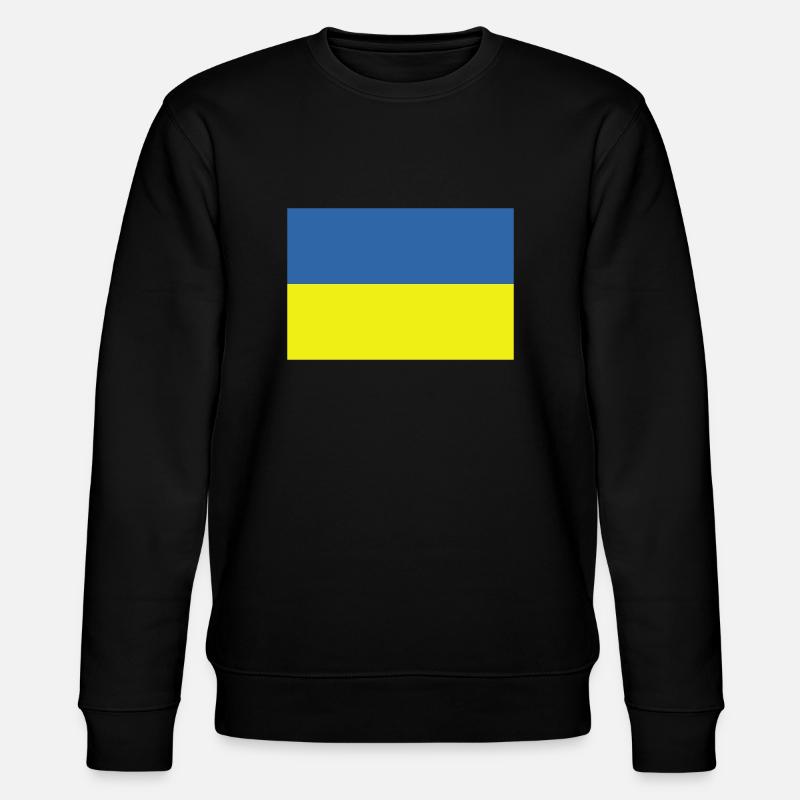 Ukraine - Stanley/Stella Unisex Bio-Sweatshirt CHANGER  - Schwarz