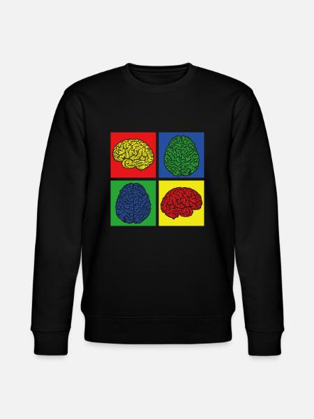 Zombie Brain - Stanley/Stella CHANGER Unisex Organic Sweatshirt - black