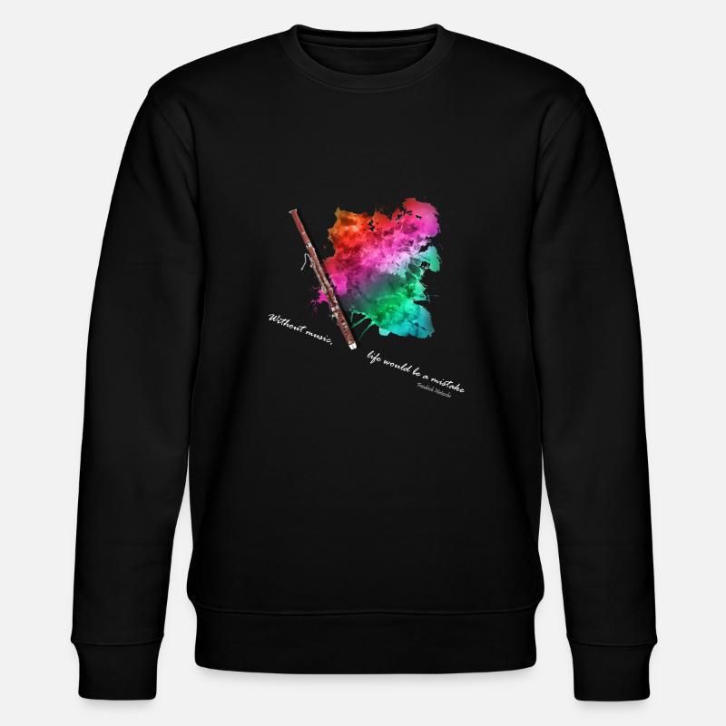 basson - Sweat bio CHANGER Stanley/Stella Unisexe - noir