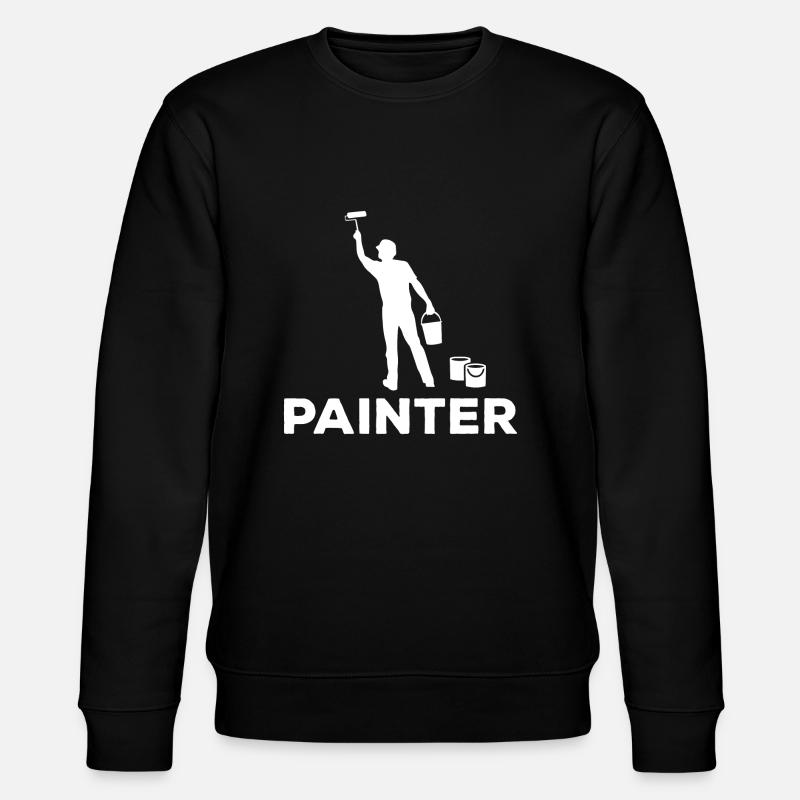 Maler Painter - Stanley/Stella Unisex Bio-Sweatshirt CHANGER  - Schwarz