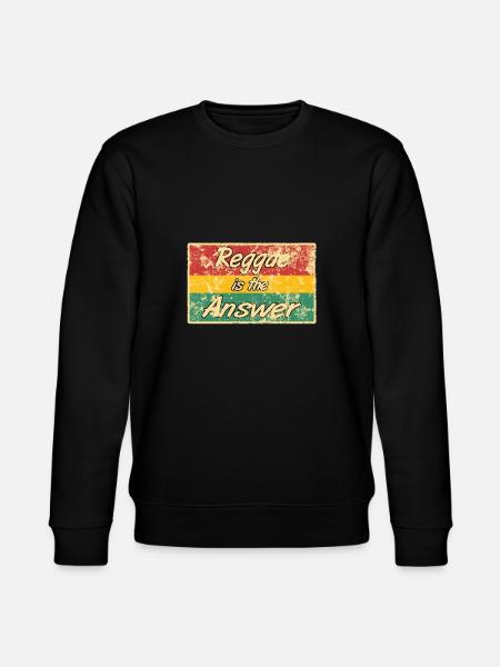 reggae - Stanley/Stella CHANGER Unisex Organic Sweatshirt - black