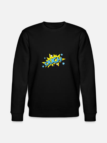Comic Comicstyle Comic-Strips Nerd Superheld - Stanley/Stella Unisex Bio-Sweatshirt CHANGER - Schwarz