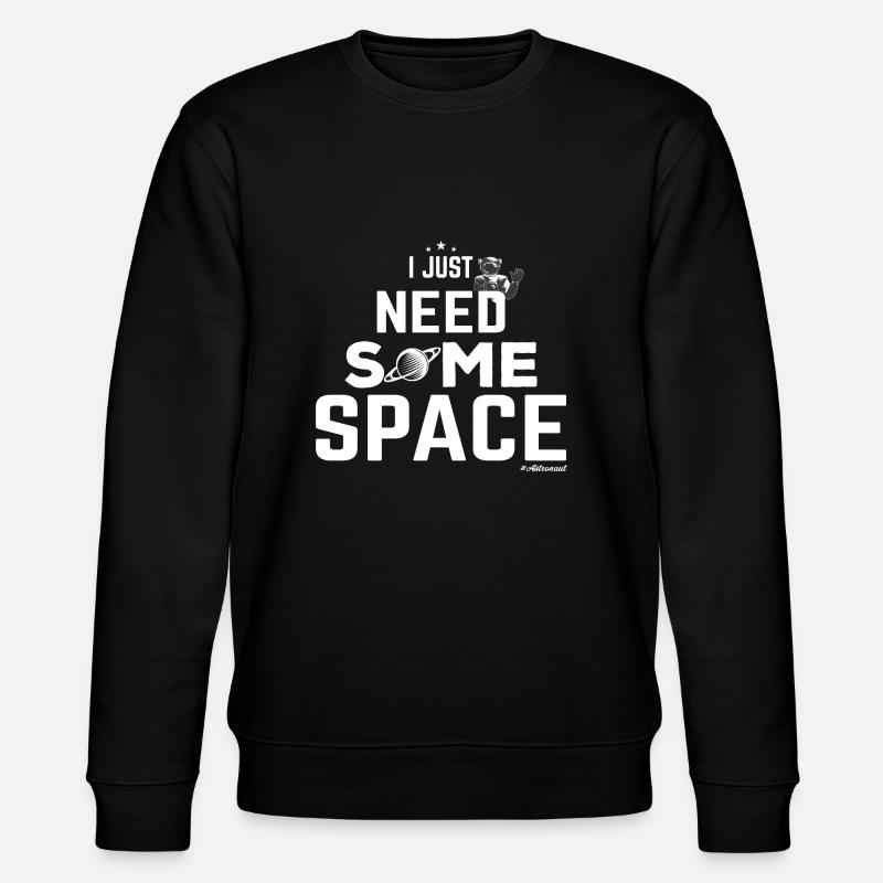 Astronaut Space Space Rocket - Stanley/Stella CHANGER Unisex Organic Sweatshirt - black
