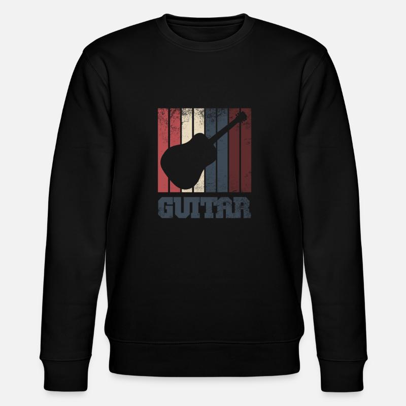 guitar - Stanley/Stella CHANGER Unisex Organic Sweatshirt - black