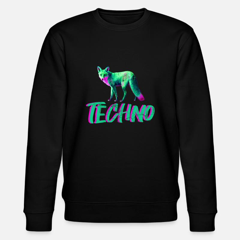 techno - Stanley/Stella CHANGER Unisex Organic Sweatshirt - black