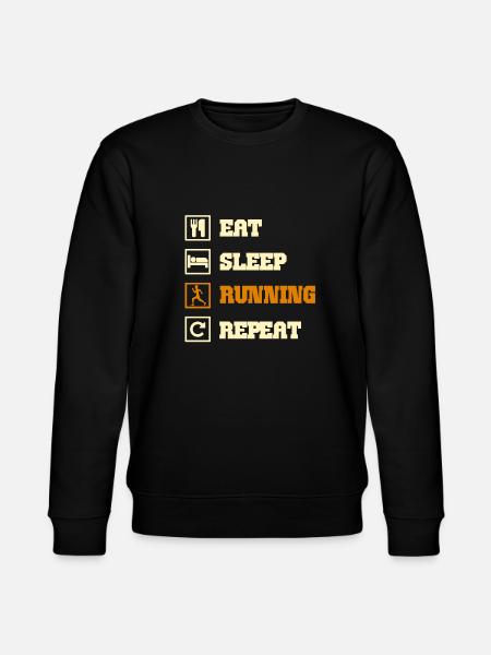 running - Stanley/Stella CHANGER Unisex Organic Sweatshirt - black