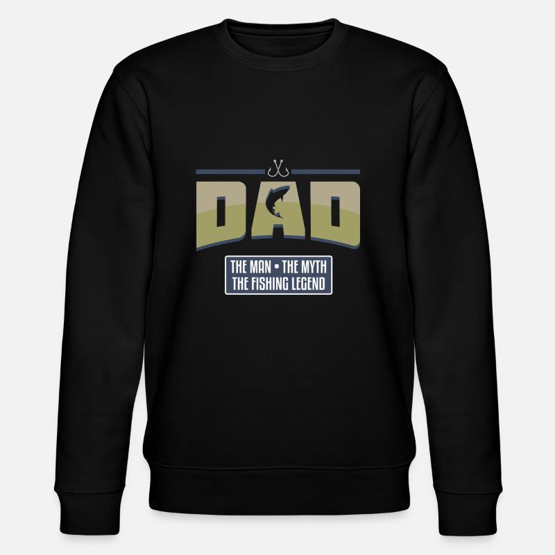 angel Father - Stanley/Stella CHANGER Unisex Organic Sweatshirt - black
