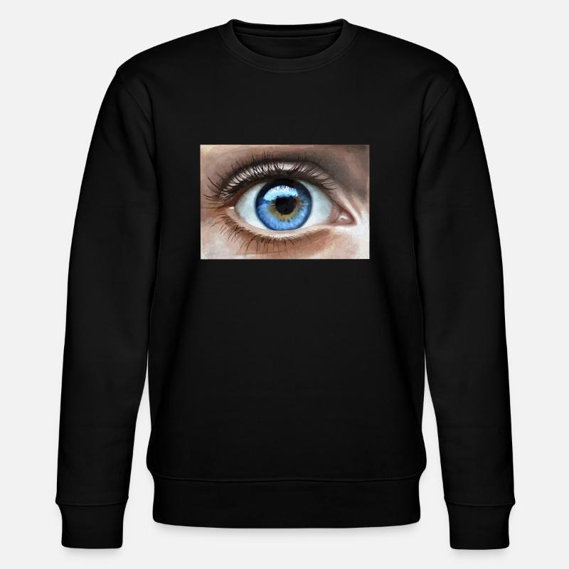 eye - Stanley/Stella Unisex Bio-Sweatshirt CHANGER  - Schwarz