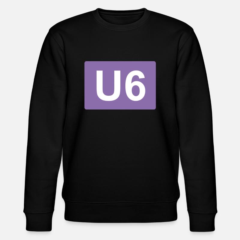 Berlin U-Bahn U6 - Stanley/Stella Unisex Bio-Sweatshirt CHANGER  - Schwarz