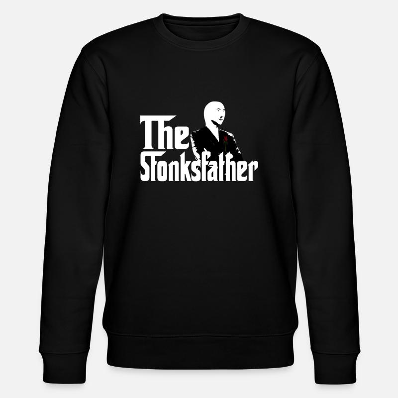 Stonksfather - Stanley/Stella Unisex Bio-Sweatshirt CHANGER  - Schwarz