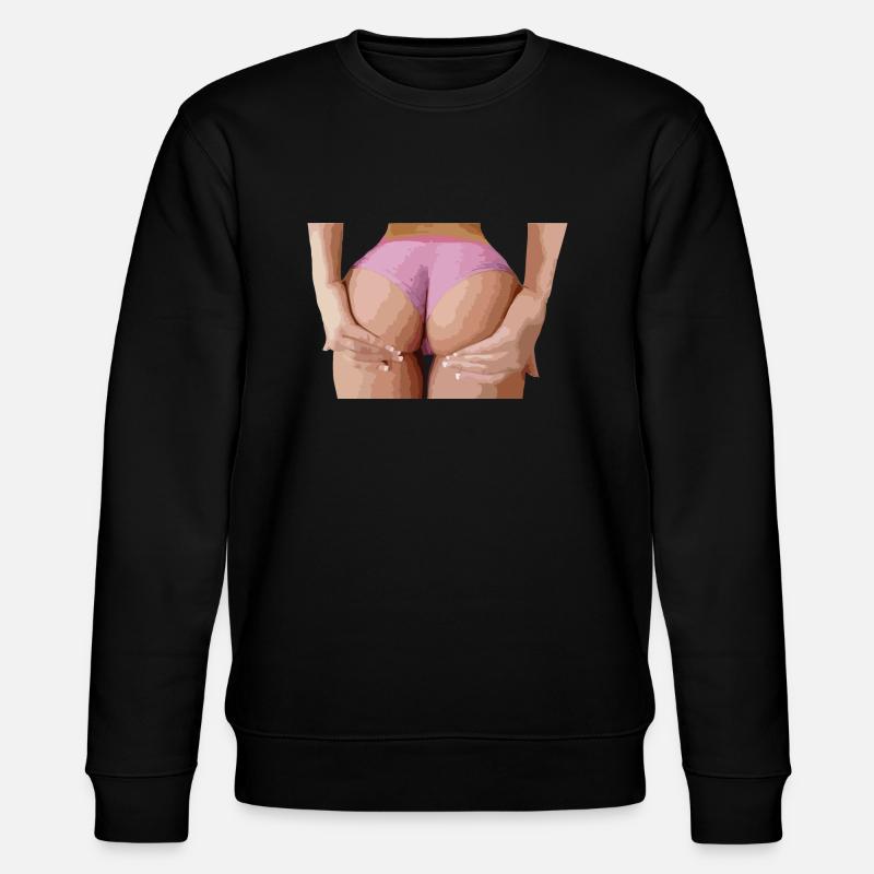 Sexy Ass and Hands - Stanley/Stella Unisex Bio-Sweatshirt CHANGER  - Schwarz